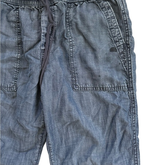 Gap 100% Tencel Chambray Joggers โ Size Small โ Light Flaw, Great Deal - Picture 4 of 6